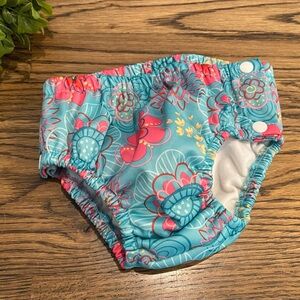 Charlie Banana Floral Toddler Swim Diaper